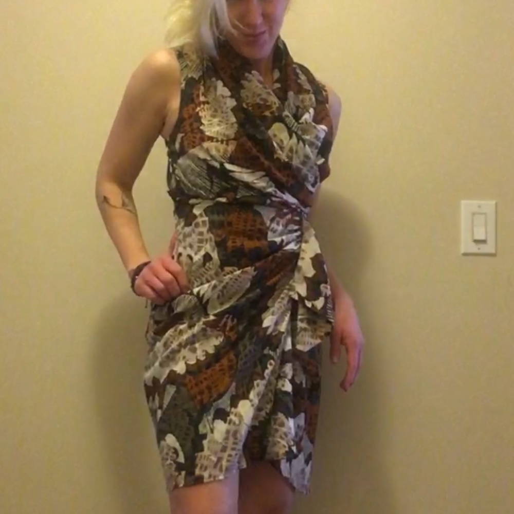 H&M - Brown Floral Print